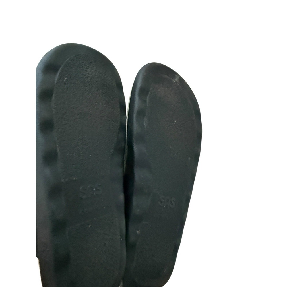 SAS Sandals Womens 7 M SANIBEL Thong Black Toe-Post Buckle Strap Comfort Low Top - Picture 5 of 6